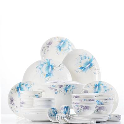 美女逼逼AV网48头聆听花开骨瓷礼品餐具套装